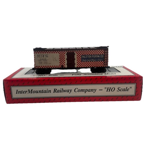 Tren a escala Ho InterMountain 5503 MRS Silver Streak Ralston Purina Reefer kadee | Zustand: Used
