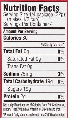 Jell-O Cranberry Gelatin Dessert - 3 Oz - Pack of 24 - Picture 3 of 3