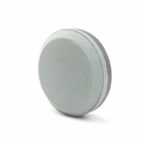 Puck Round Hand Tool Axe Sharpening Stone Blade Sharpener Whetstone Dual Grit - Picture 7 of 7