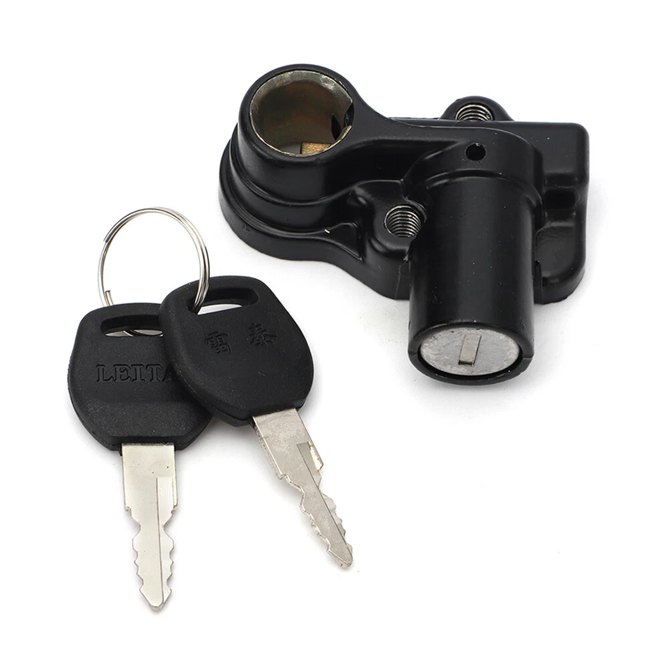 Cerradura de asiento con llaves para Honda CT70 MT125 CB400 550 650 750 GL1100 77230-399-007 Foto 2 de 4