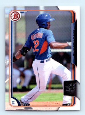 2015 Bowman Draft Picks & Prospects Amed Rosario New York Mets #163