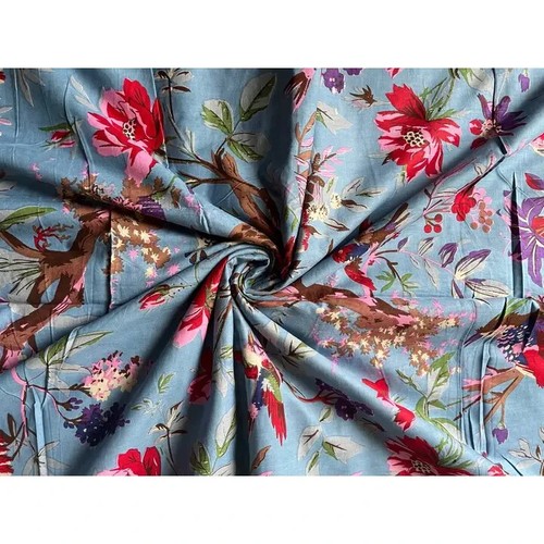 25 Yard Hand Block Print Handmade Cotton Indian Natural Sewing Crafts Fabric Lot - Picture 2 of 3