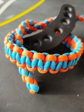 Archery Neon orange and teal Bling Sling bow wrist strap FREE SHIP Mathews Hoyt