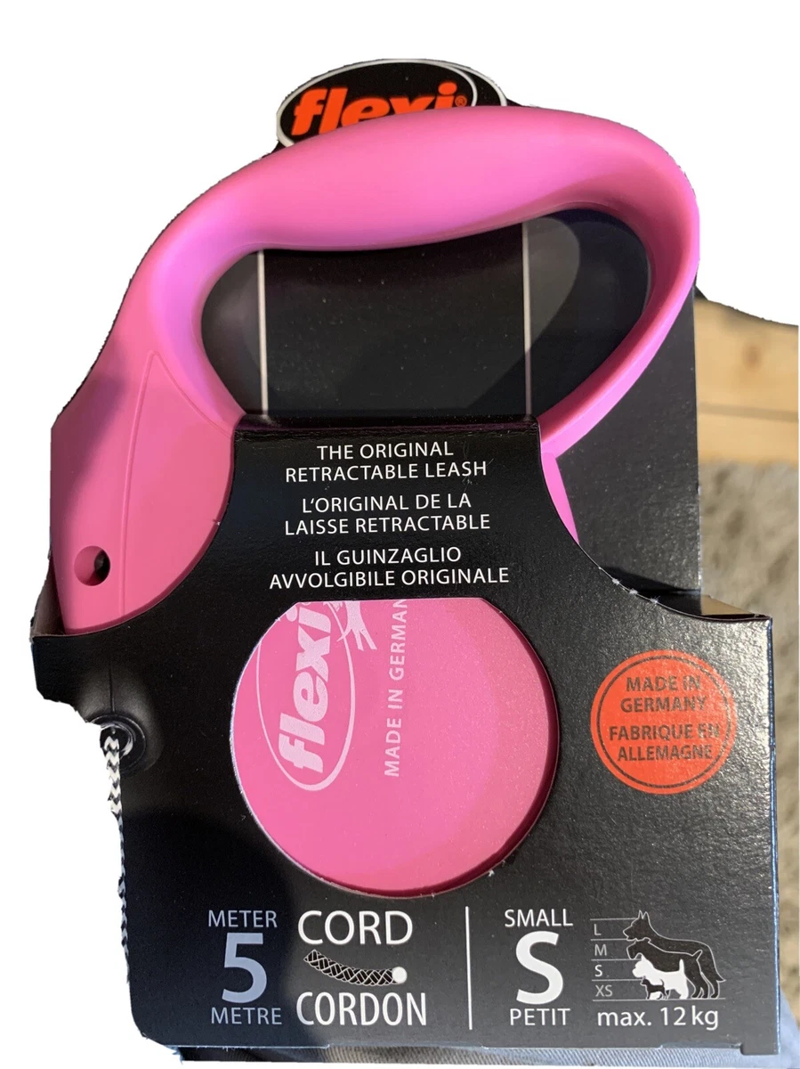 Pink flexi lead sale