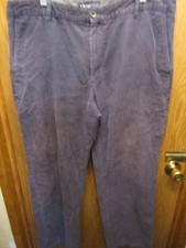 MENS IZOD STRAIGHT FIT BLUE CORDUROY PANTS SIZE 38X30