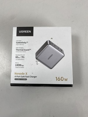 UGREEN Nexode X 160W GaN USB C Laptop Charger, 4-Port Foldable Fast Charging