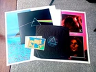 Pink Floyd - DSOTM UK 2nd press vinyl LP EX+/VG+ Complete posters & stickers
