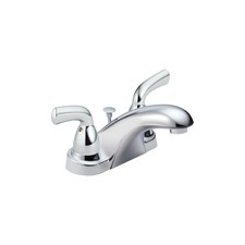 Delta B2510LF Two Handle Centerset Bathroom Faucet Chrome WaterSense