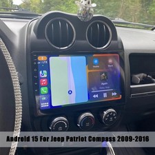 32GB Car Radio For 2009-2016 Jeep Compass Patriot Android 15 Stereo GPS Navi BT