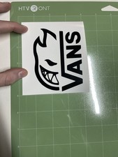 Vans Cartoon Logo Skateboard Sticker Model VANS Design
