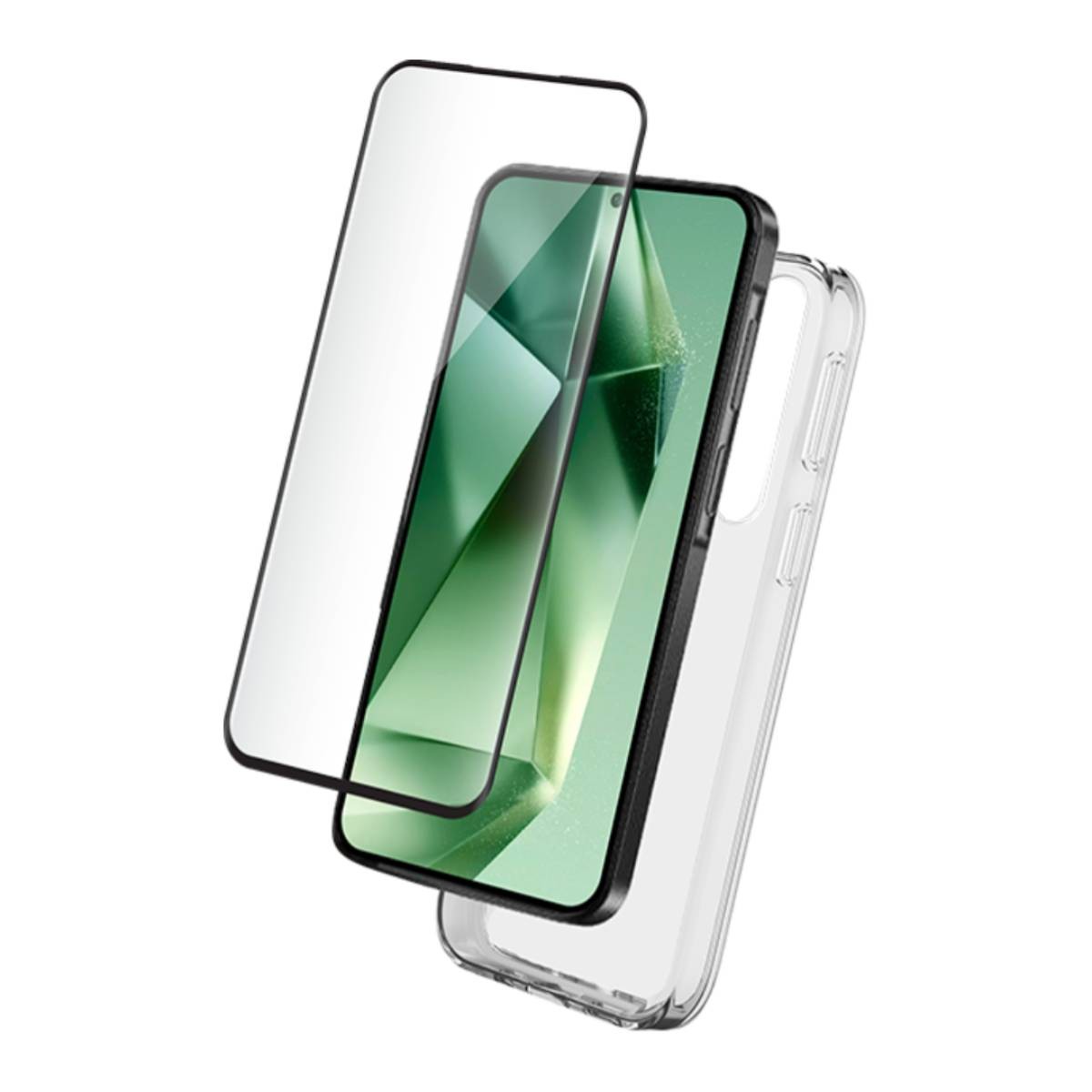 Kit d'accessoires 2 en 1 BigBen Galaxy S24 FE coque transparente et verre de protection