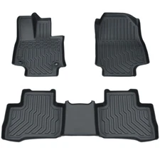 3D Floor Mats Liner Carpets For 2019-2023 Toyota RAV4 TPE Rubber All Weather