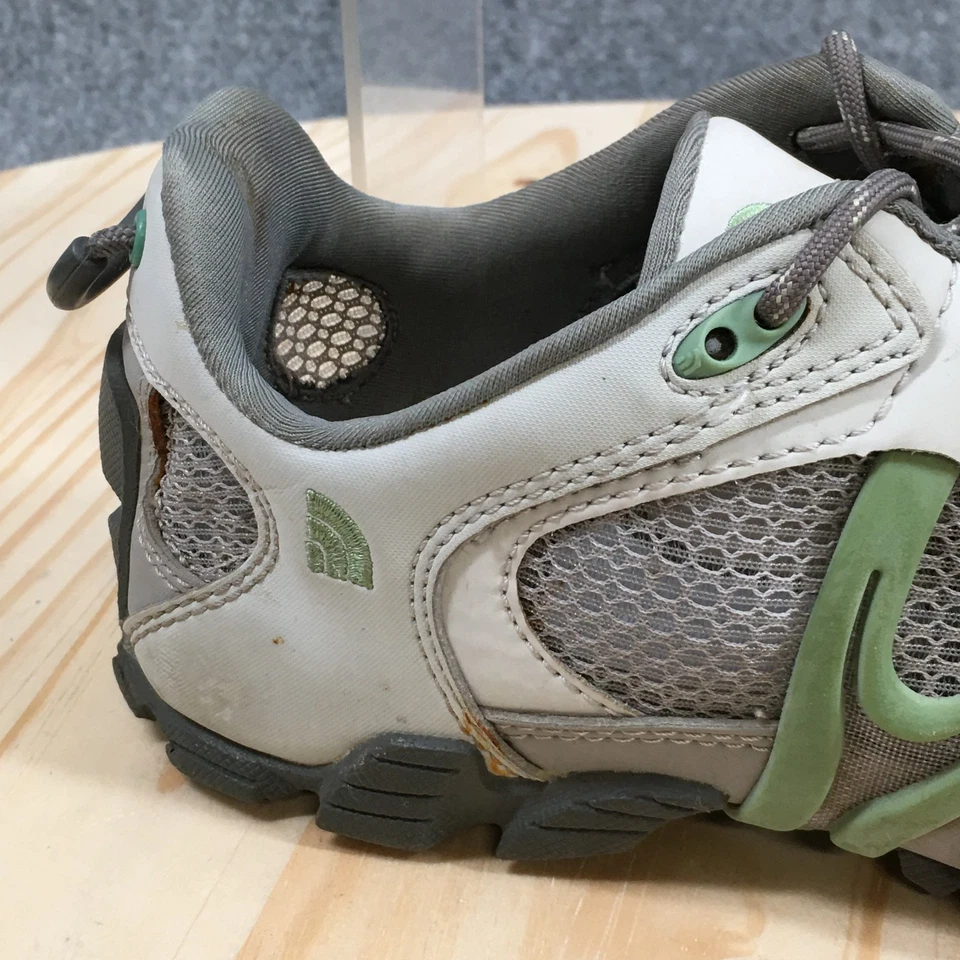 The North Face Zapatos Mujer 7.5 Hydro Trak Senderismo Tenis Gris Con Cordones Parte Superior Baja Foto 3 de 4