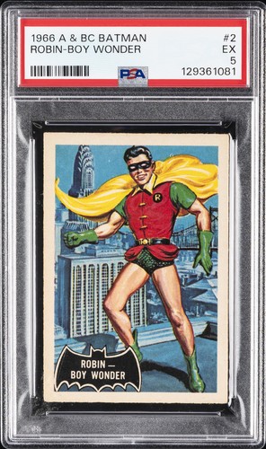 1966 A&BC Batman Black Bat #2 — PSA 5