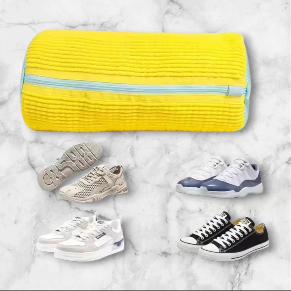 1  Pièces Sac À Chaussures De Lavage Filet Rembourré Chaussures À Linge Protect - Photo 2/4