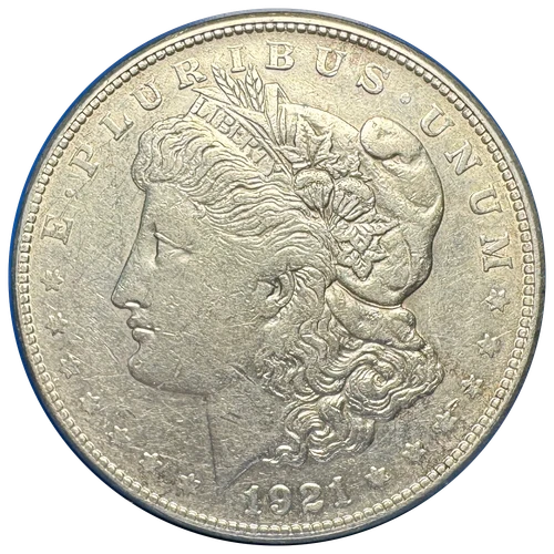 United States 1921 S Morgan Dollar 1 Dollar 0.900 Silver - VF Details Cleaned