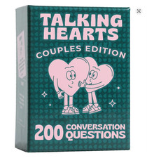  Talking Hearts Conversation Cards - Couples Card Game for Date Nights  Travel
