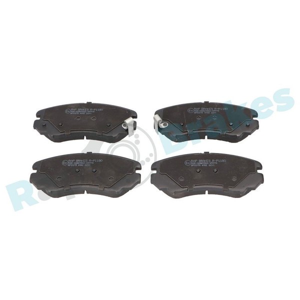 RAP Brakes Bremsbelagsatz, Scheibenbremse R-P1180 FüR Hyundai KIA-image