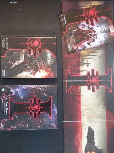 FFG Dark Heresy 2nd Edition Core Rulebook, GM kit, & Forgotten Gods