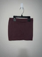 Plum Purple ribbed tube top Out from Under XS/S #3668