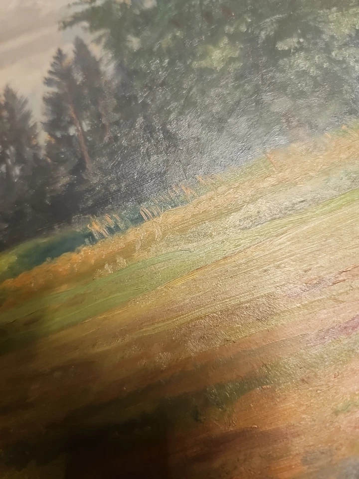 Hans Wagner Bild Landschaft 1948 Kein Versand Usa Fernost - Bild 4 von 4