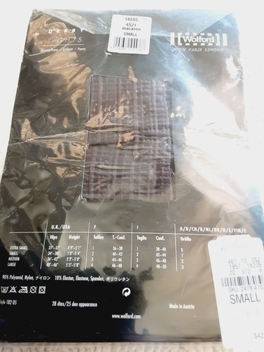 Collant donna Wolford Derby marrone macaron taglia small a rete - Foto 2 di 4