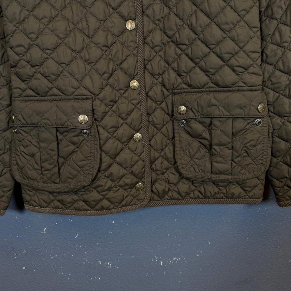 Ralph Lauren XL (16) young fit XS Мужская зеленая стеганая куртка - Изображение 3 из 4