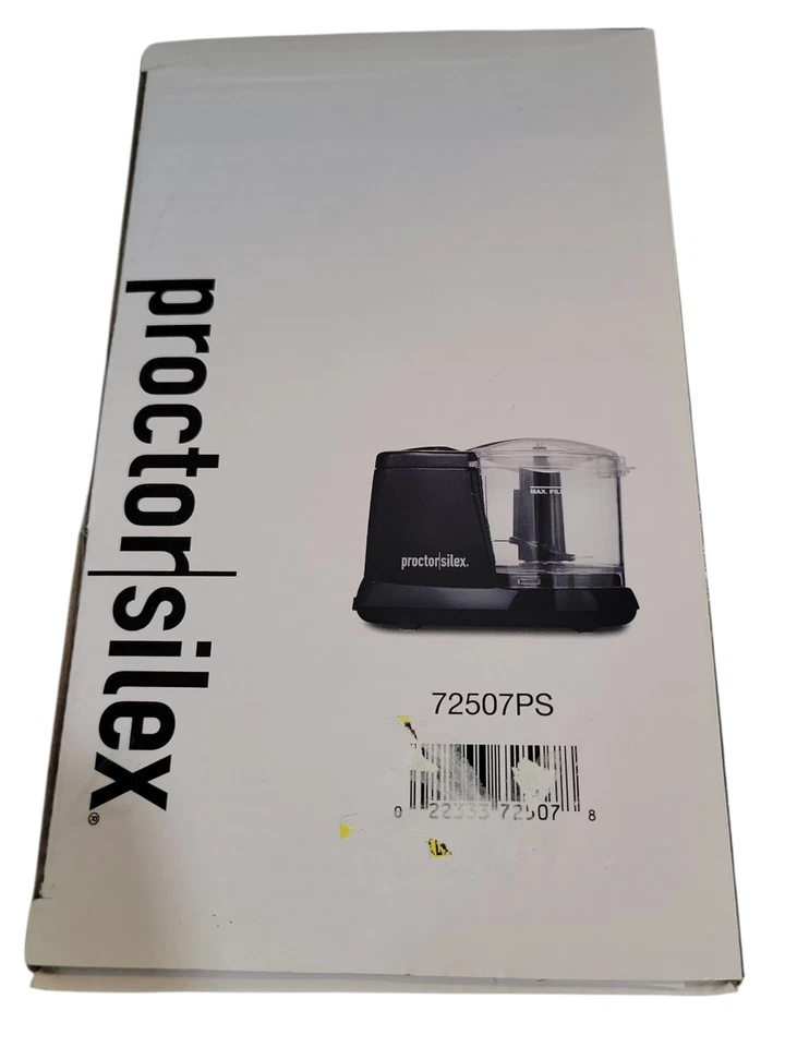 Proctor Silex 1.5 Cup Capacity Food Processor Black NIP Never Opened - Image 3 of 4