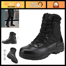 Men's Military Tactical Work Boots - Waterproof, Lightweight, Durable Footwear