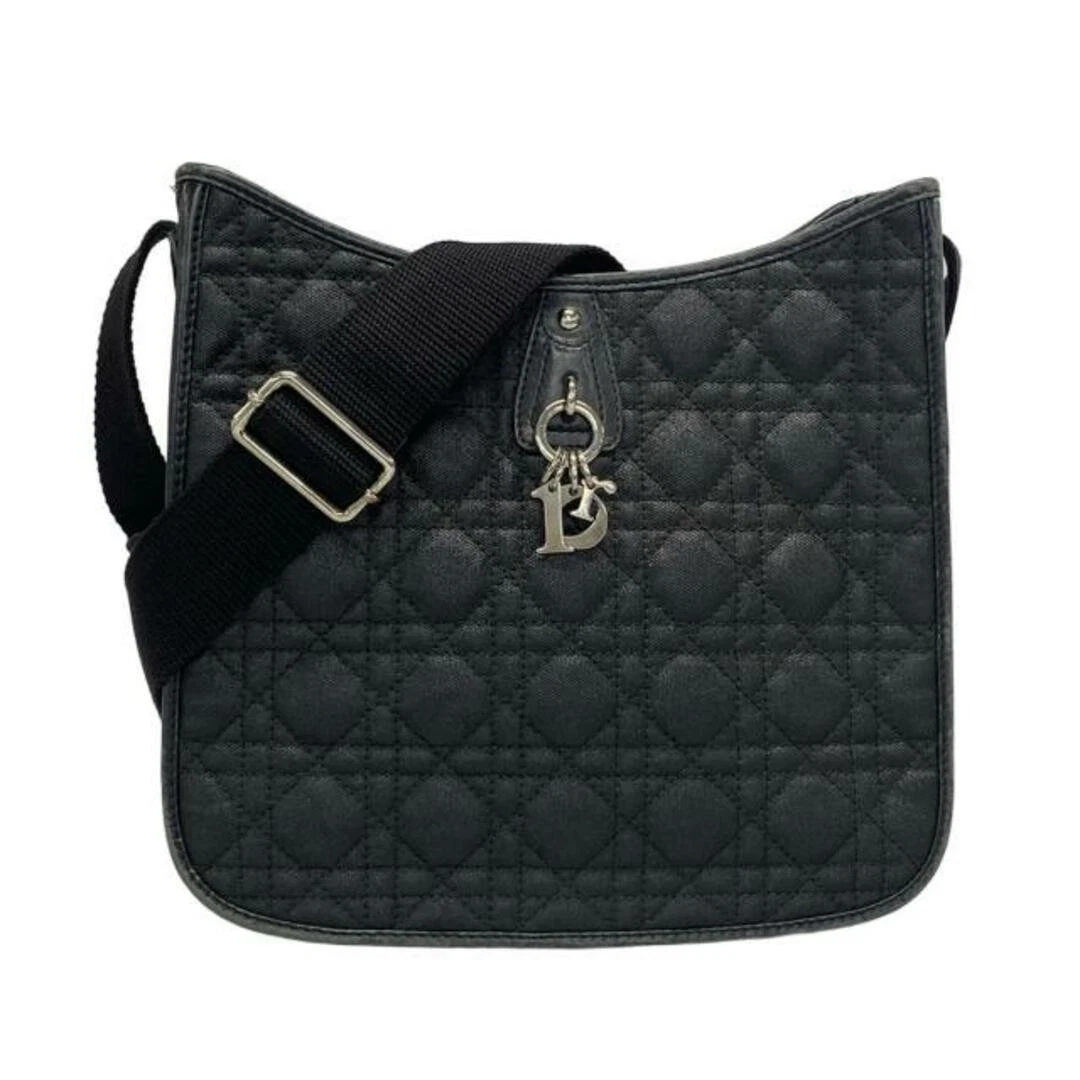Sac bandoulière Dior/Christiandior Dior point canage noir