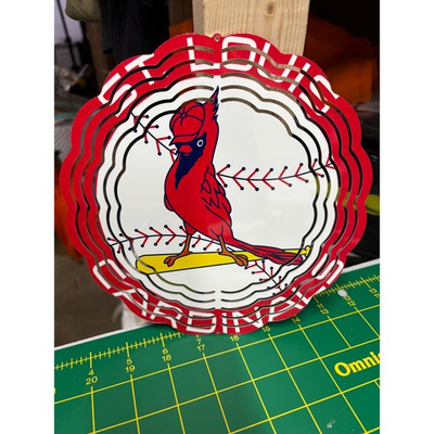 #ad #ad St. Louis Cardinals baseball 80s wind spinner 10quot; $24.99