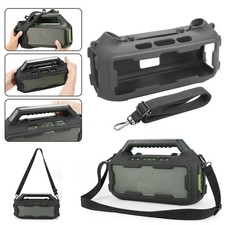 Soft Silicone Cover For Soundcore Boom 2 Full Protective Case Adjustable Strap