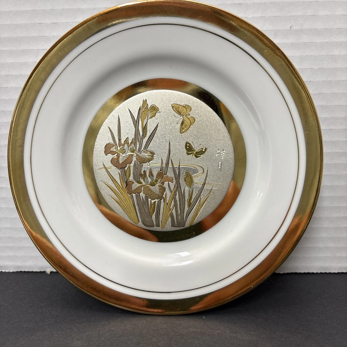 【新品】24K The art of Chokin☆希少▶鬼瓦茶托 5客 年譜付 Art of 乔金在收藏日本碗盘1900-现在| eBay