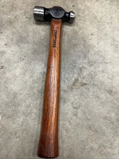 NOS Sears CRAFTSMAN USA  Uglyish Ball Pein Peen Hammer 12oz 38464 Hickory Handle