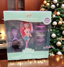 Wet Brush Disney Princess Ariel Detangling Set Accessory Set NEW 7 Pc Christmas