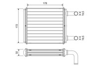 WäRmetauscher Innenraumheizung Valeo 811612 Aluminium FüR Mercedes Vito Bus W639