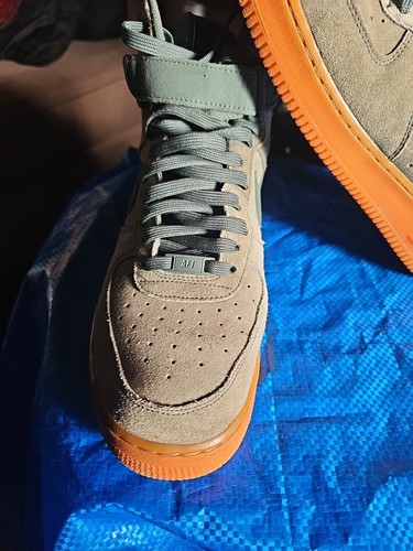 Nike Air Force 1 High '07 LV8 Suede Vintage Trainers SZ Uk 10/45 In Ex Con.£820 - Picture 2 of 12