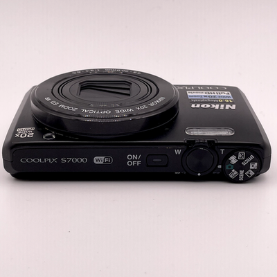 Nikon COOLPIX S7000 16MP Digital Camera – Black – Noisy Lens – For