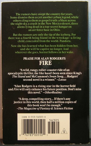 Rodgers, Alan - Pandora PBO 1st Edition 1995 Very Good - Imagen 2 de 3