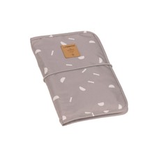 LÄSSIG Windeltasche CAS Changing Pouch Blocks taupe Wie Neu