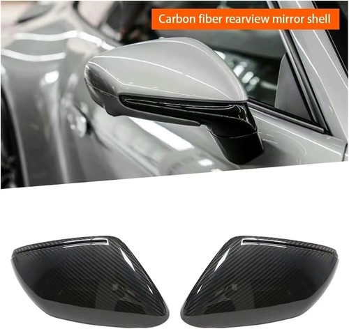 Carcasa de espejo retrovisor de fibra de carbono compatible para Porsche 911 992 2019-2023 - Imagen 2 de 6