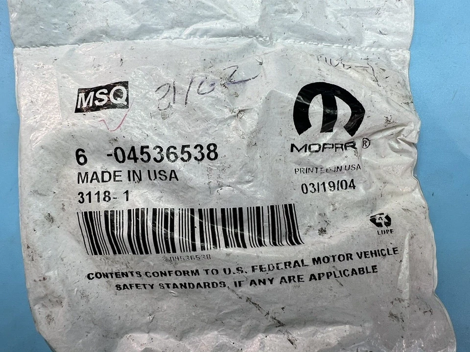 (6) Sello de bujía de culata Mopar 4536538 Foto 2 de 2