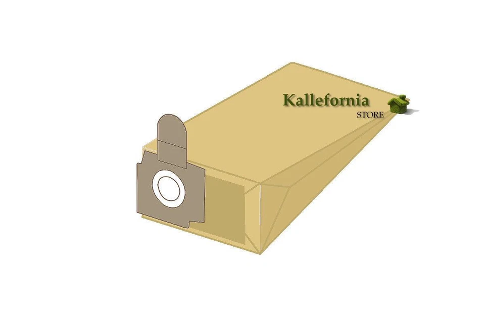 10 Sac D'Aspirateur Convient À pour Kärcher Cv 38/2 Adv Teppichbürstsauger - Photo 1/1