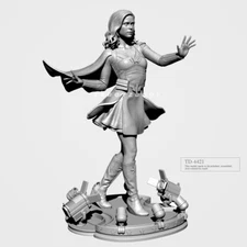 75mm Super Star Star LightUnpainted Model Kits Unassembled YUFAN Garage Kit