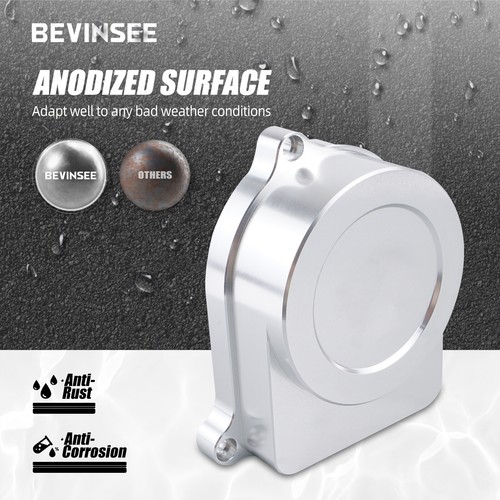 BEVINSEE Cop Distributor Cap Plate For Honda D15/D16 B16A2 B16A3 Engines Silver - Picture 5 of 7