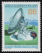 Austria 1980 Radio Dish Satellite Earth Station Communication 1v MNH