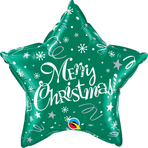 18" Candy Swirl Green, Foil Balloon - A. L. Party Balloons