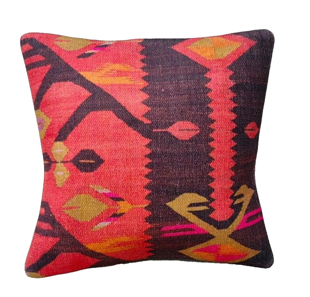 Handmade 100% Poliéster Almohadas geométricas de decoración del hogar