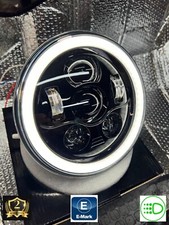 Motorbike 7″ Daytona LED 80W HEADLIGHTS DRL & INDICATOR DOT E MARKED
