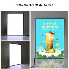 24"x36"Slim LED Light Box Graphics Effortless Plug-in Advertising Frame Display